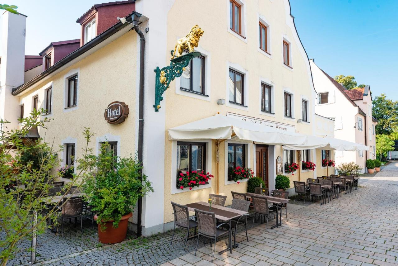 Hotel Zum Loewen Weissenhorn Exterior foto